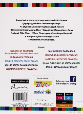 Elmer przygody w kratkę - David Mckee (digipack) [AUDIOBOOK] [CD]