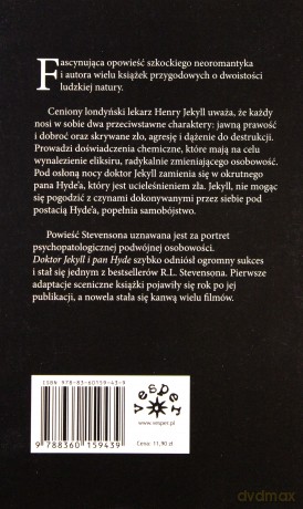 Doktor Jekyll i Pan Hyde - Robert Louis Stevenson [KSIĄŻKA]