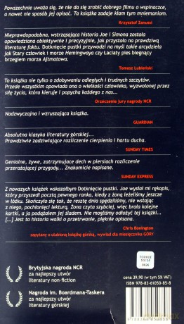 Dotknięcie pustki - Joe Simpson [KSIĄŻKA]