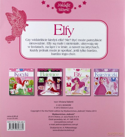 Elfy naklejki iskierki - Viviana Valenti [KSIĄŻKA]