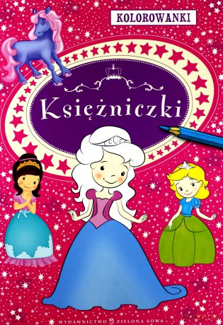 Kolorowanki. Księżniczki - Agnieszka Sobich [KSIĄŻKA]