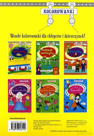 Kolorowanki. Pojazdy - Agnieszka Sobich [KSIĄŻKA]