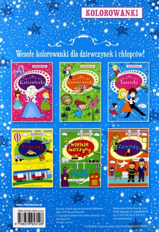 Kolorowanki. Tancerki - Agnieszka Sobich [KSIĄŻKA]