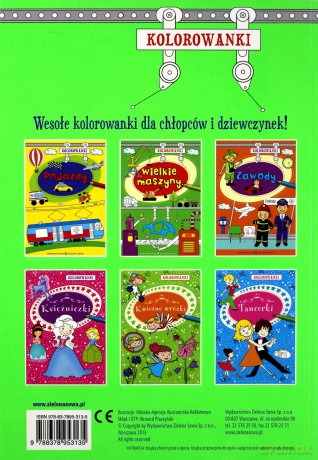 Kolorowanki. Wielkie maszyny - Agnieszka Sobich [KSIĄŻKA]