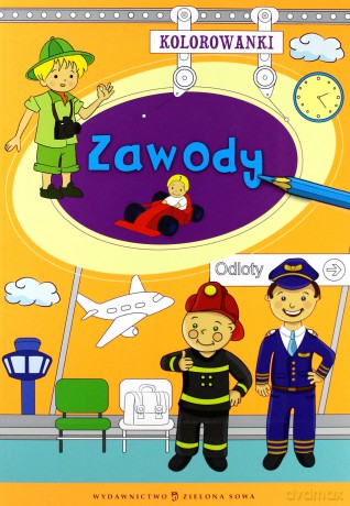 Kolorowanki. Zawody - Agnieszka Sobich [KSIĄŻKA]
