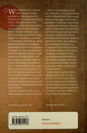 Koniec człowieczeństwa - C.S. Lewis [KSIĄŻKA]