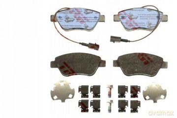 Zestaw klocków hamulcowych, hamulce tarczowe TRW GDB1842 Fiat Citroen Lancia Alfa Romeo