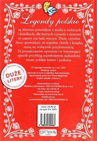 Legendy. Polskie duże litery [KSIĄŻKA]