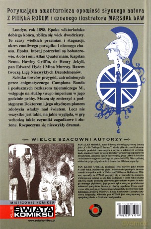 Liga niezwykłych dżentelmenów tom 1 mistrzowie komiksu - Alan Moore [KSIĄŻKA]