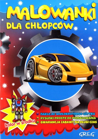 Malowanki dla chłopców [KSIĄŻKA]