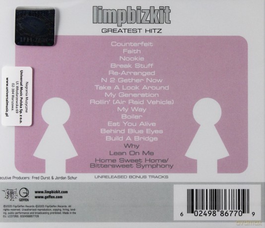 Limp Bizkit: Greatest Hitz [CD]