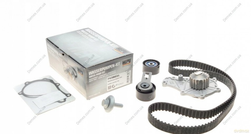 Zestaw paska rozrządu HEPU PK08031 Pompa wodna + Peugeot Fiat Ford Mazda