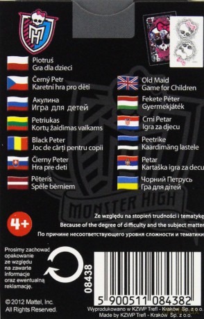 TREFL Karty Piotruś Monster High [KARTY]