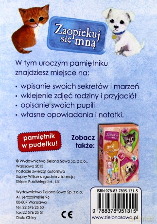 Mój pamiętnik. Zaopiekuj się mną w pudełku [KSIĄŻKA]