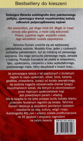 Mój pan i władca wyd. kieszonkowe - Tehmina Durrani [KSIĄŻKA]