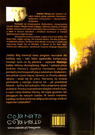 Nadzieja. Święty aktywizm - Andrew Harvey [KSIĄŻKA]