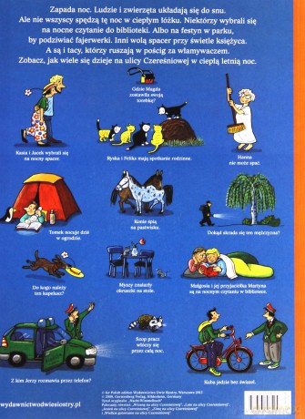 Noc na ulicy czereśniowej - Rotraut Susanne Berner [KSIĄŻKA]