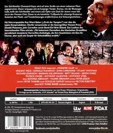 Monster Club (Klub upiorów) [Blu-Ray]