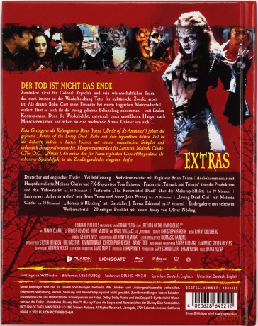 Return of the Living Dead 3 (Powrót żywych trupów 3) (Mediabook) [Blu-Ray]+[DVD]