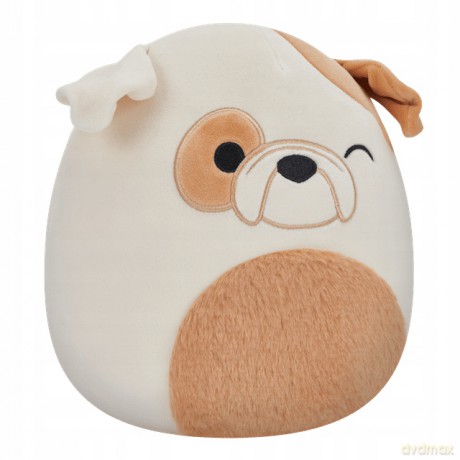 Squishmallows Maskotka Mrugający buldog z puszystym brzuchem Brock 19 cm 