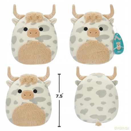 Squishmallows Maskotka Krówka Borsa 19 cm 