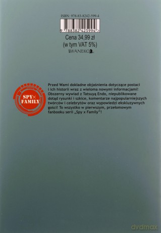 Spy x Family fanbbok eyes only - Tatsuya Endo [KSIĄŻKA]