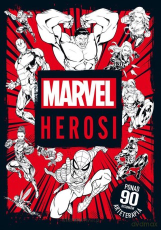 Arteterapia. Marvel Herosi [KSIĄŻKA]