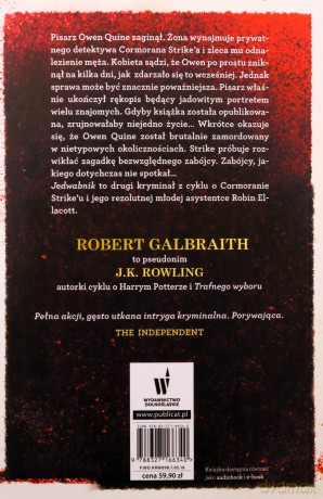 Cormoran Strike (Tom 2) Jedwabnik - Robert Galbraith pseud. J.K. Rowling [KSIĄŻKA]
