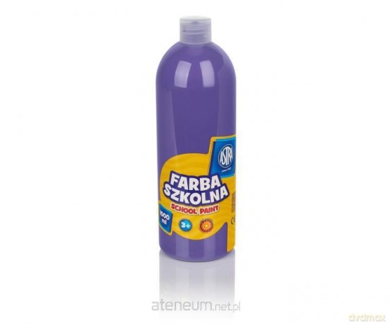 Farba szkolna fioletowa 1000ml