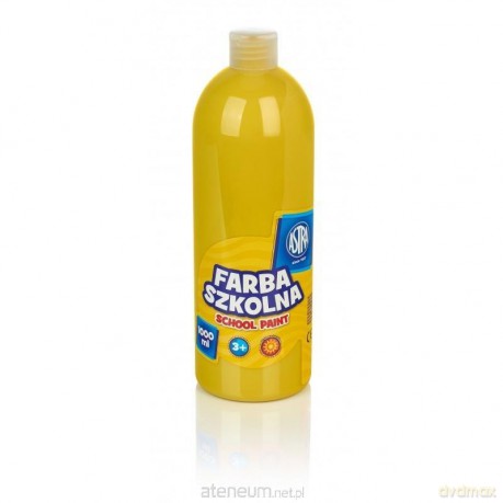Farba szkolna żółta 1000ml