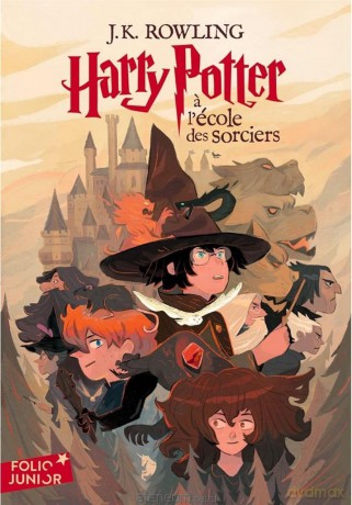 Harry Potter 1 A L'ecole Des Sorciers - J.K. Rowling [KSIĄŻKA]