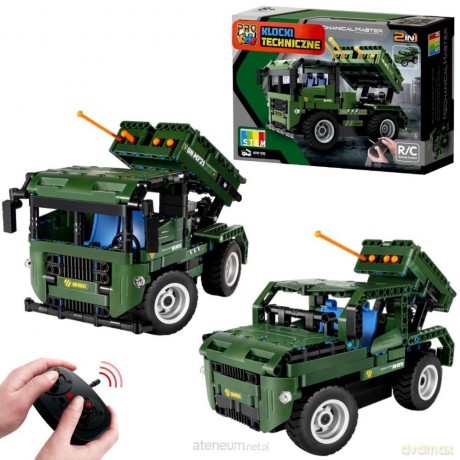 Klocki techniczne R/C wyrzutnia rakiet [KLOCKI]