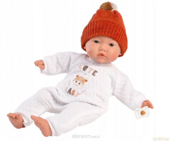 Lalka bobas poważna z miękkim brzuszkiem 31 cm