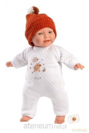 Lalka bobas uśmiechnięta z miękkim brzuszkiem 31 cm
