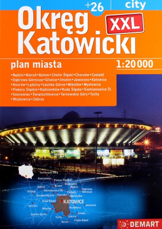 Okręg katowicki atlas XXL [KSIĄŻKA]