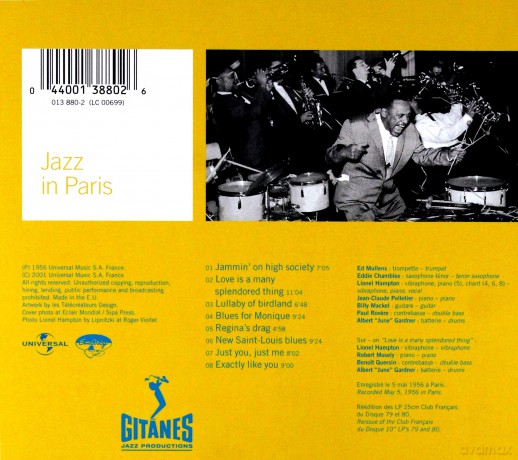 Lionel Hampton: Paris Jazz: Mai 1956 [CD]
