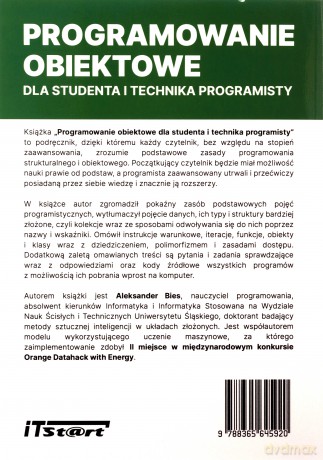 Programowanie obiektowe dla studenta i technika... [KSIĄŻKA]