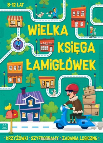 Wielka księga łamigłówek. Krzyżówki, szyfrogramy - Wojciech Czerepak [KSIĄŻKA]