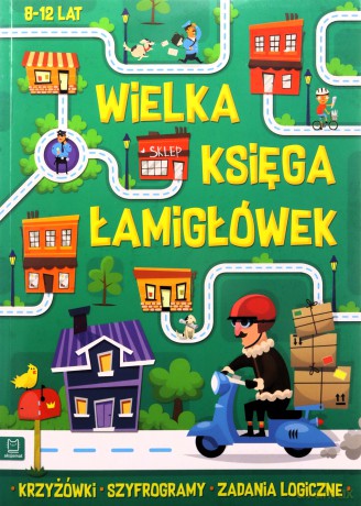 Wielka księga łamigłówek. Krzyżówki, szyfrogramy - Wojciech Czerepak [KSIĄŻKA]