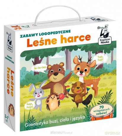 Zabawy logopedyczne. Leśne harce - Izabela Gołaszewska, Urszula Petrycka-Fruga, Katarzyna Nowowiejska [KSIĄŻKA]