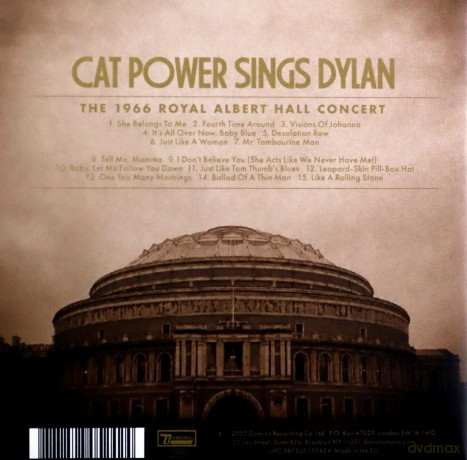 Cat Power: Cat Power Sings Dylan: The1966... [CD]