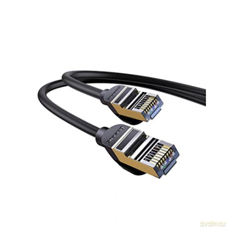 Baseus Speed Seven szybki kabel sieciowy RJ45 10Gbps 0.5m czarny (WKJS010001)