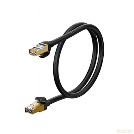 Baseus Speed Seven szybki kabel sieciowy RJ45 10Gbps 0.5m czarny (WKJS010001)