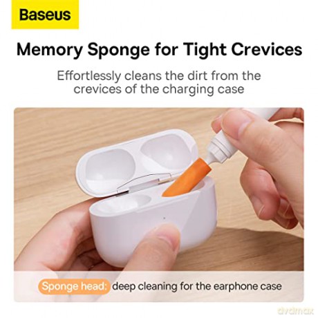 Baseus szczoteczka do czyszczenia słuchawek biała (NGBS000002)