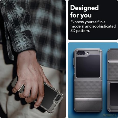 CASEOLOGY PARALLAX GALAXY Z FLIP 5 ASH GREY