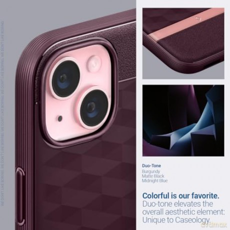 CASEOLOGY PARALLAX MAG MAGSAFE IPHONE 15 BURGUNDY