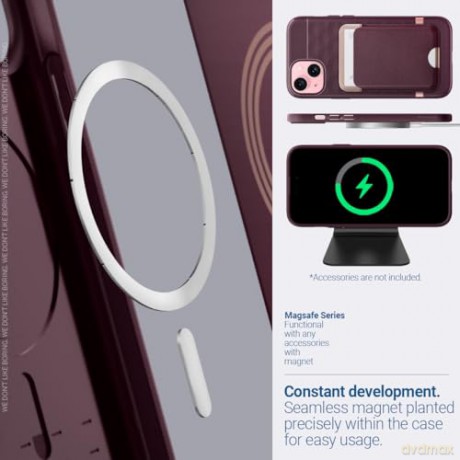 CASEOLOGY PARALLAX MAG MAGSAFE IPHONE 15 BURGUNDY