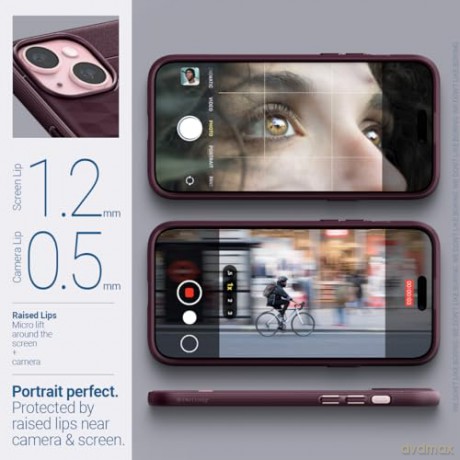 CASEOLOGY PARALLAX MAG MAGSAFE IPHONE 15 BURGUNDY