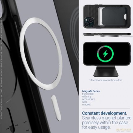 CASEOLOGY PARALLAX MAG MAGSAFE IPHONE 15 MATTE BLACK