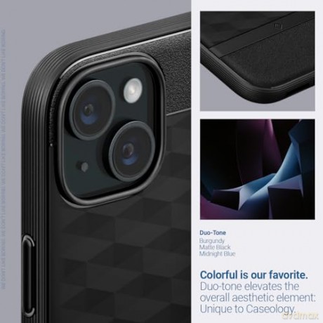 CASEOLOGY PARALLAX MAG MAGSAFE IPHONE 15 MATTE BLACK